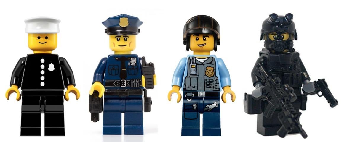 alle politiminifigs fra LEGO?